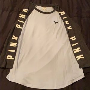 PINK Victoria’s Secret Baseball ringer size L